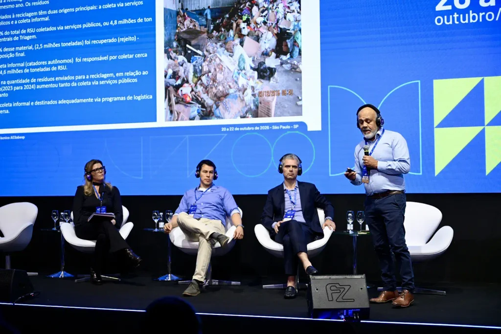 Economia circular e gestão de resíduos pautam debate sobre infraestrutura urbana resiliente na Fenasan 2026